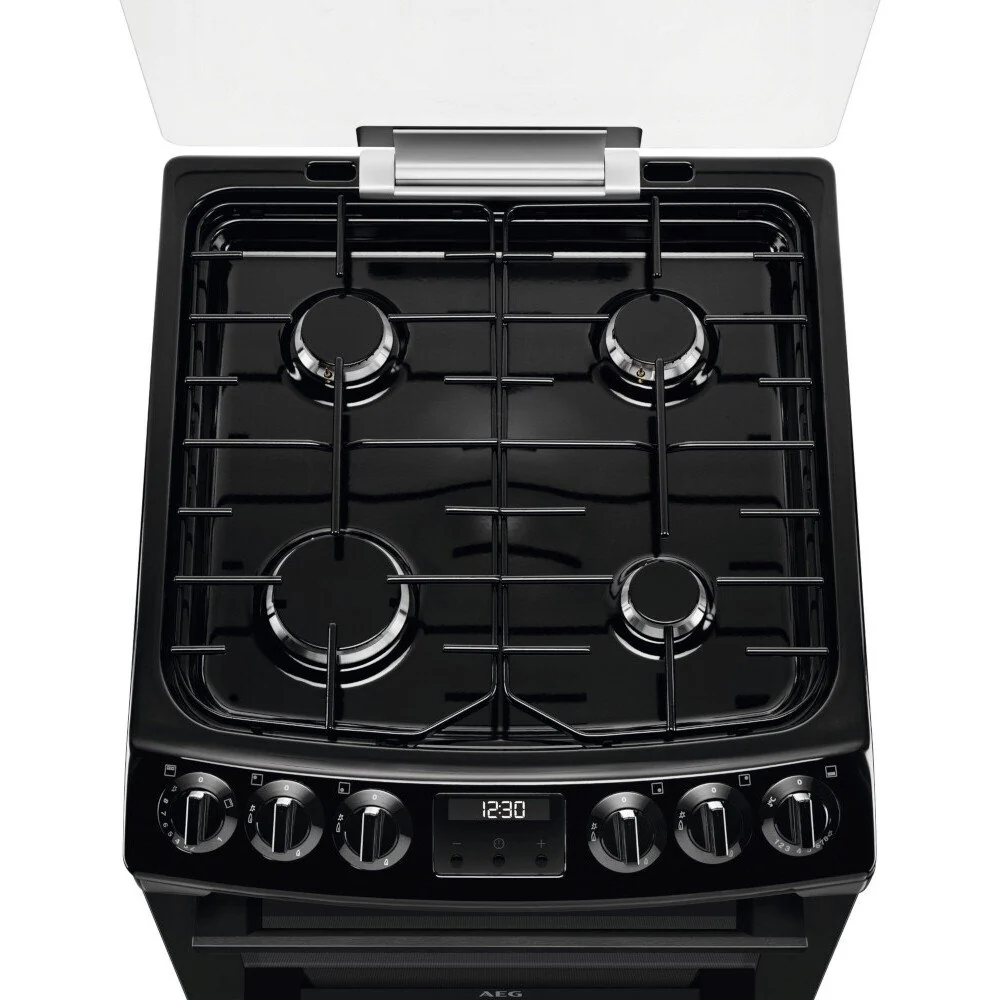 AEG CGX1130ACB Black Freestanding Gas Cooker - Image 2