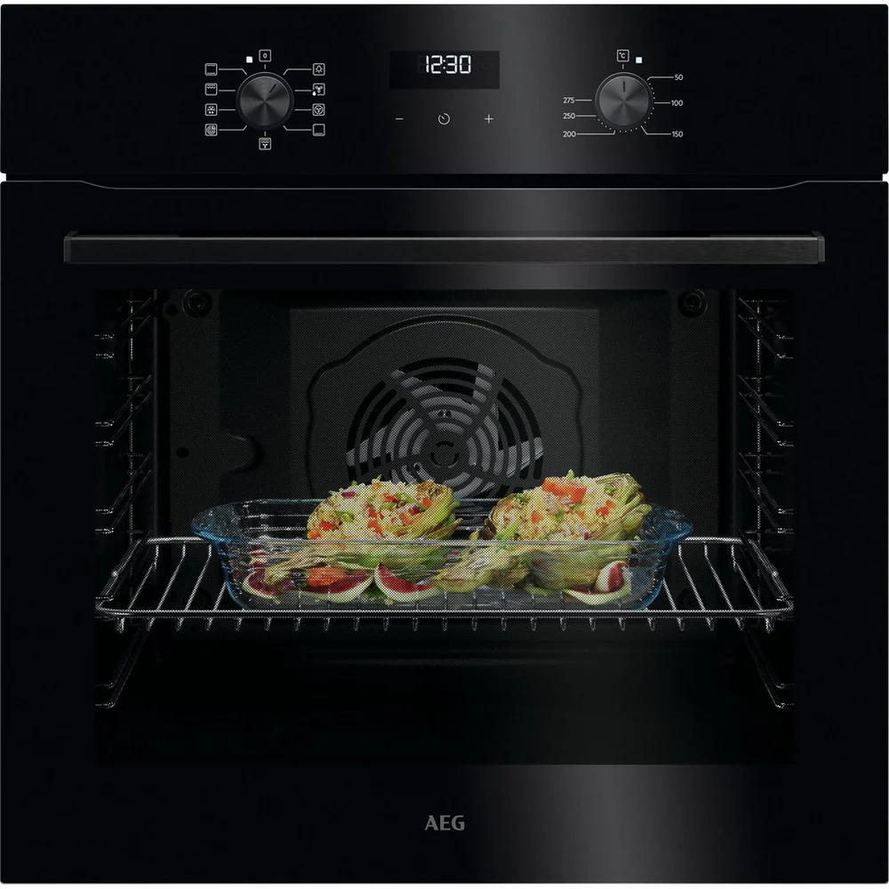 AEG OU5AB20XK 5000 Series SurroundCook Built-In Single Oven - Black