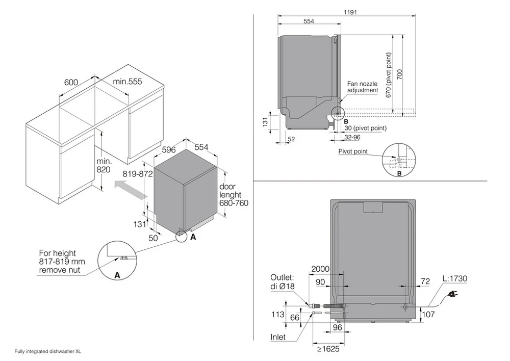 ASKO DFI545N.UK 14 Place Integrated Full Size Dishwasher - Image 9
