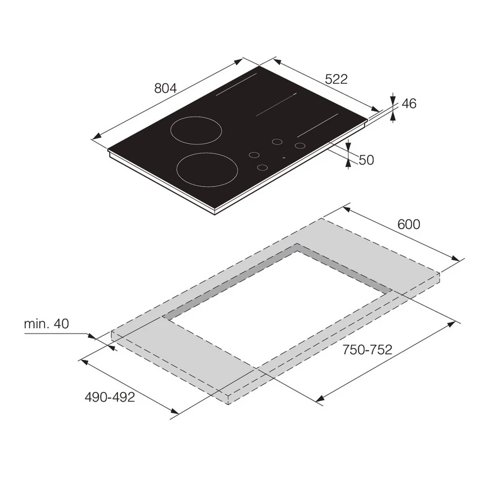 ASKO HID824GC 80cm Celsius°Cooking Induction Hob - Image 4