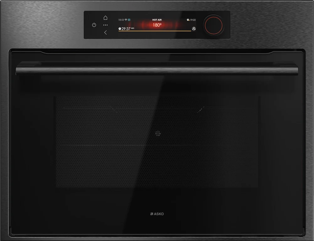 ASKO OCM64BSH 45cm Black Steel Built In Combination Microwave Oven - Image 2