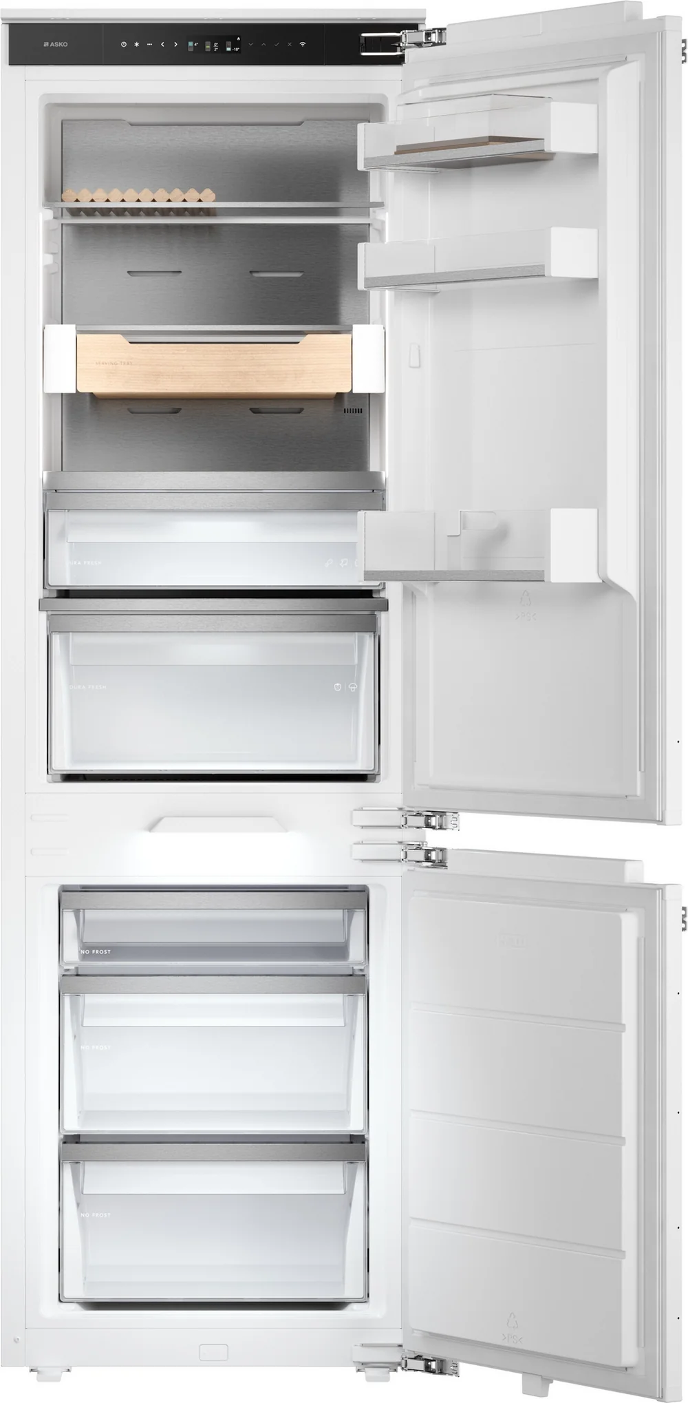 ASKO RBC576DNC1.UK Frost Free Integrated Fridge Freezer