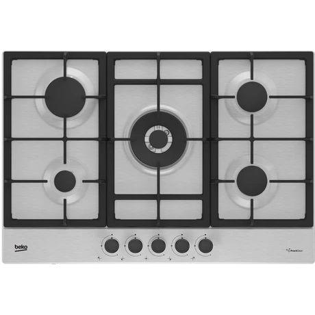 Beko HIAW75225SXE 75cm Stainless Steel Gas Hob