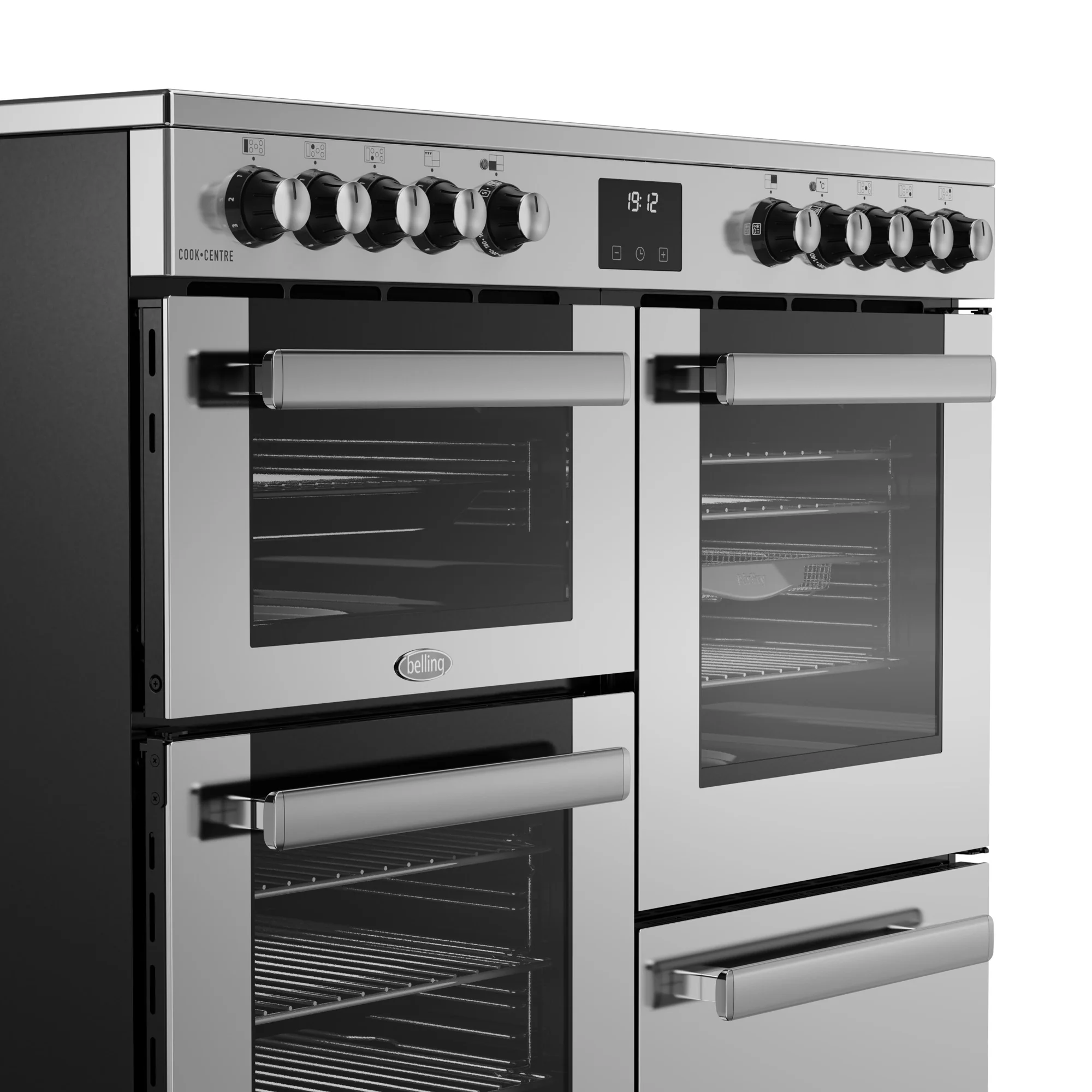 Belling RCA Cookcentre 100E 100cm Ceramic Range Cooker 444411798 Stainless Steel - Image 3