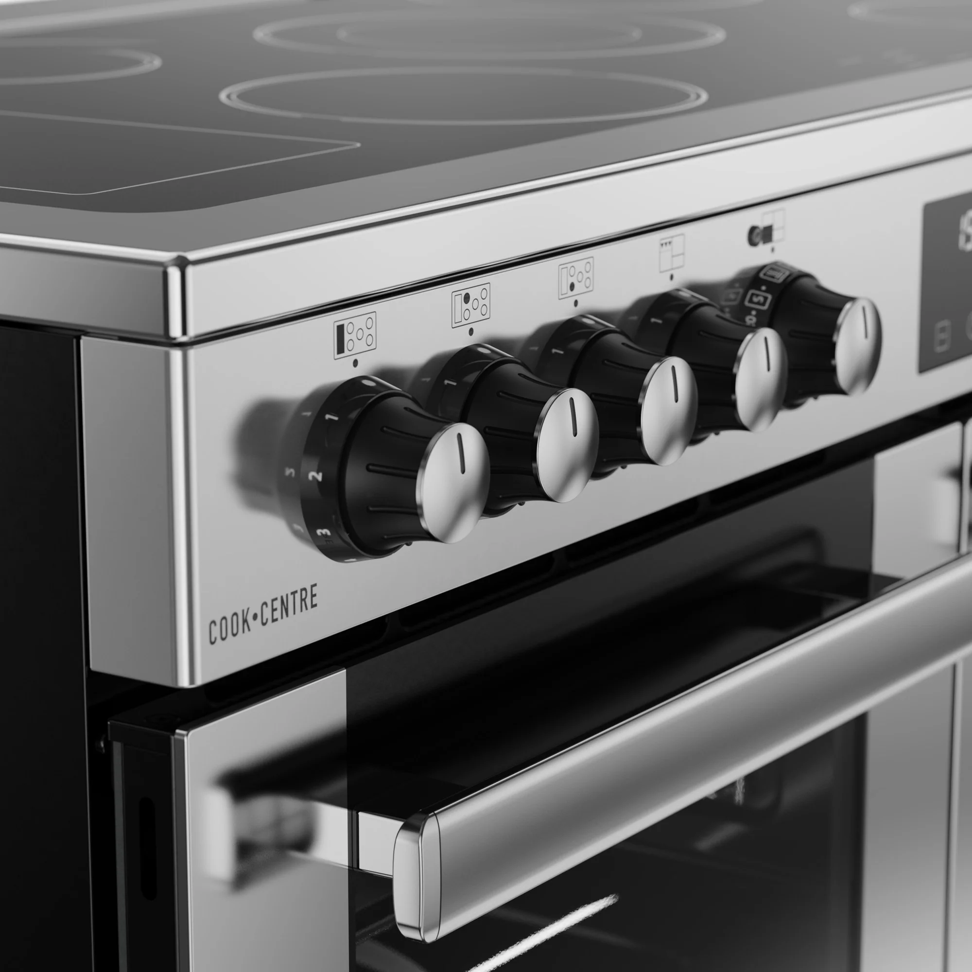 Belling RCA Cookcentre 100E 100cm Ceramic Range Cooker 444411798 Stainless Steel - Image 4