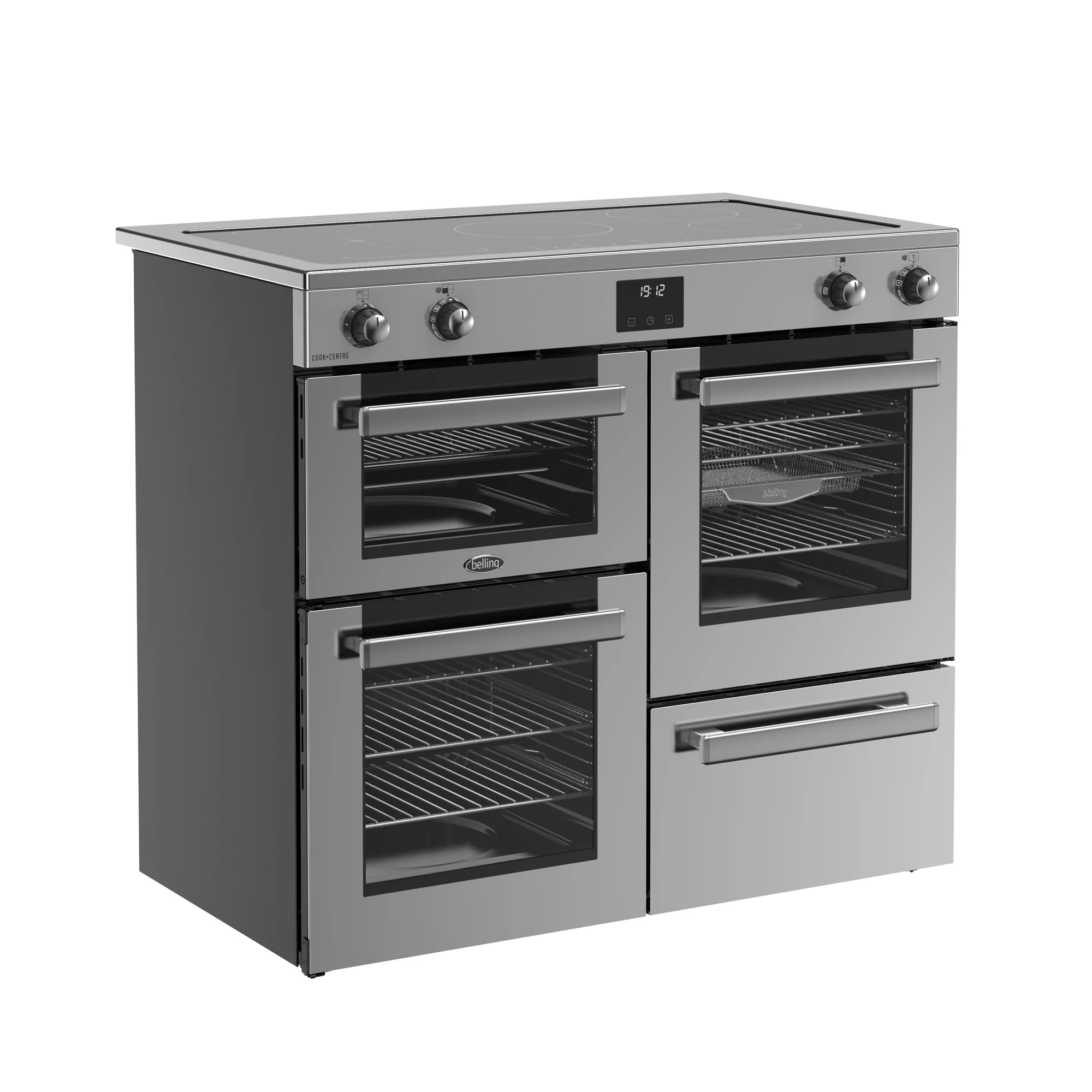 Belling RCA Cookcentre 100Ei 100cm Induction Range Cooker 444411802 Stainless Steel - Image 2