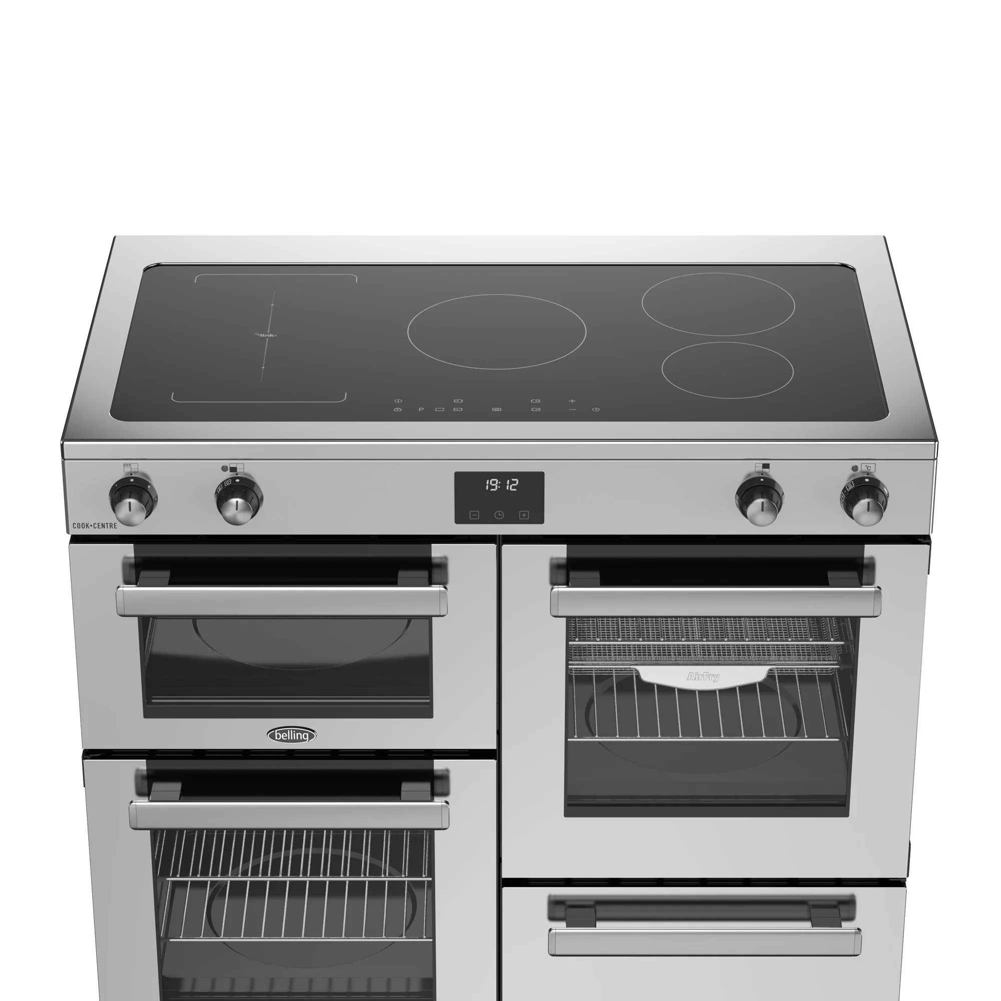 Belling RCA Cookcentre 100Ei 100cm Induction Range Cooker 444411802 Stainless Steel - Image 3