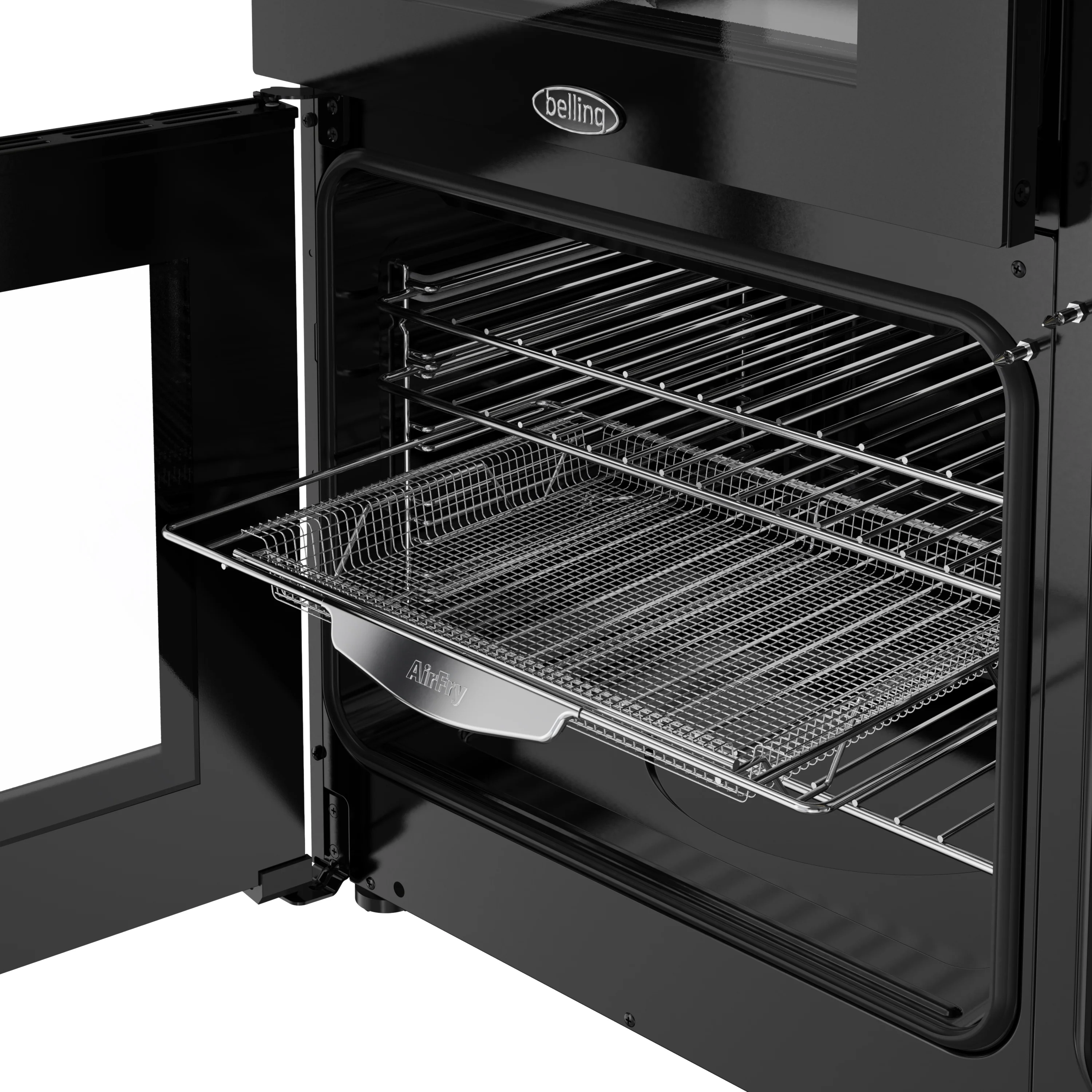 Belling RCA Cookcentre 90DF 90cm Dual Fuel Range Cooker 444411793 Black - Image 8