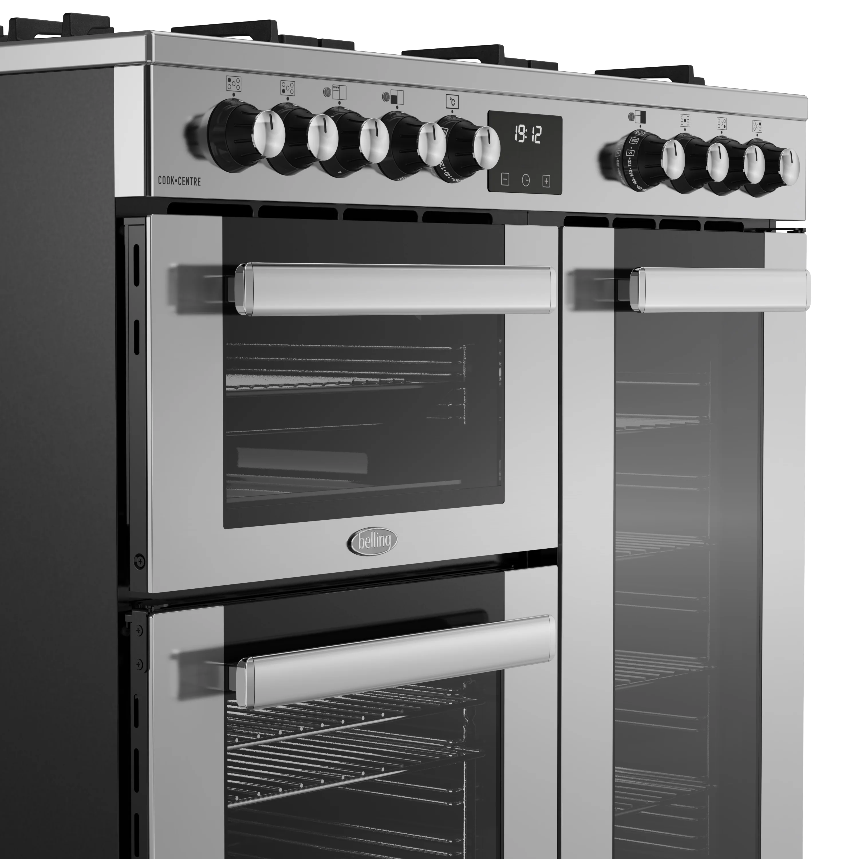 Belling RCA Cookcentre 90DF 90cm Dual Fuel Range Cooker 444411794 Stainless Steel - Image 3