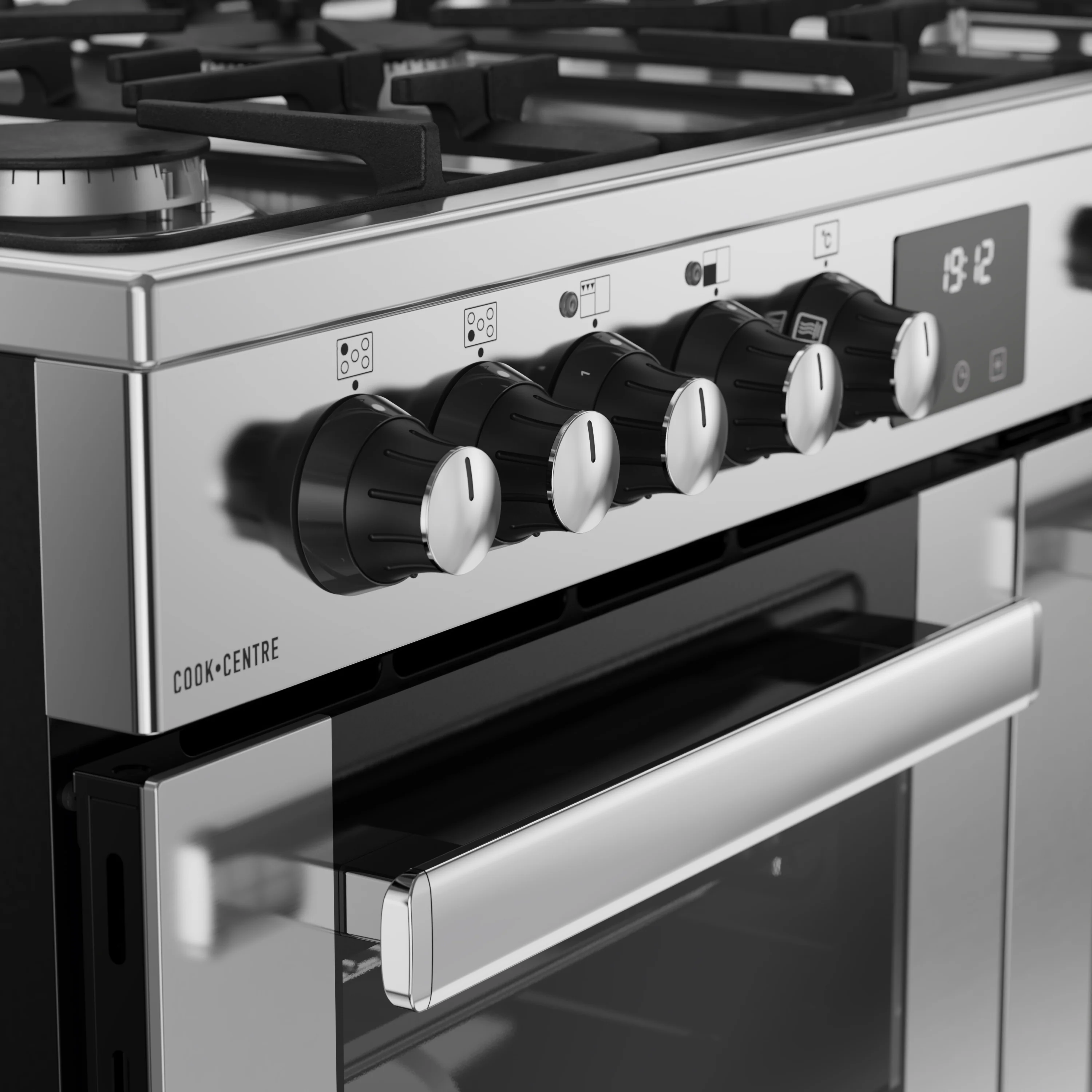 Belling RCA Cookcentre 90DF 90cm Dual Fuel Range Cooker 444411794 Stainless Steel - Image 5