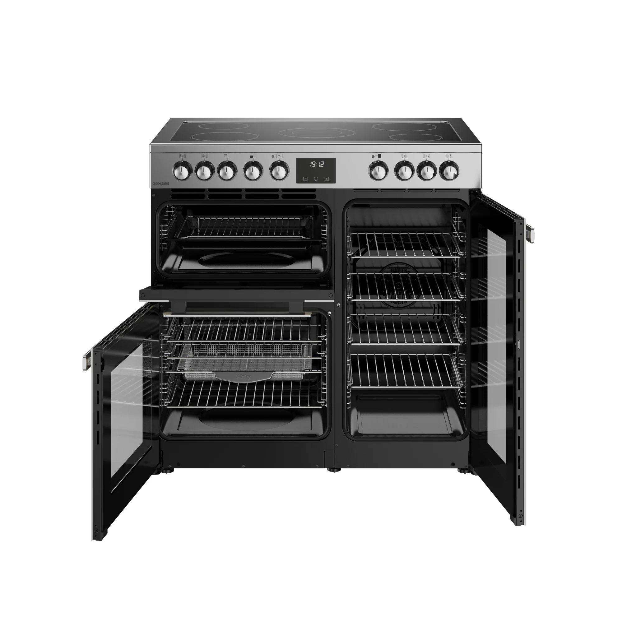 Belling RCA Cookcentre 90E 90cm Ceramic Range Cooker 444411792 Stainless Steel - Image 8