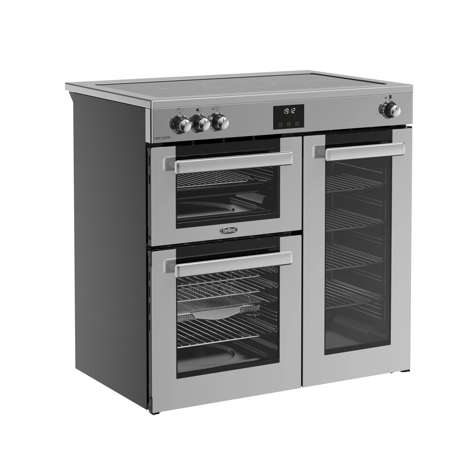 Belling RCA Cookcentre 90Ei 90cm Induction Range Cooker 444411796 Stainless Steel - Image 2