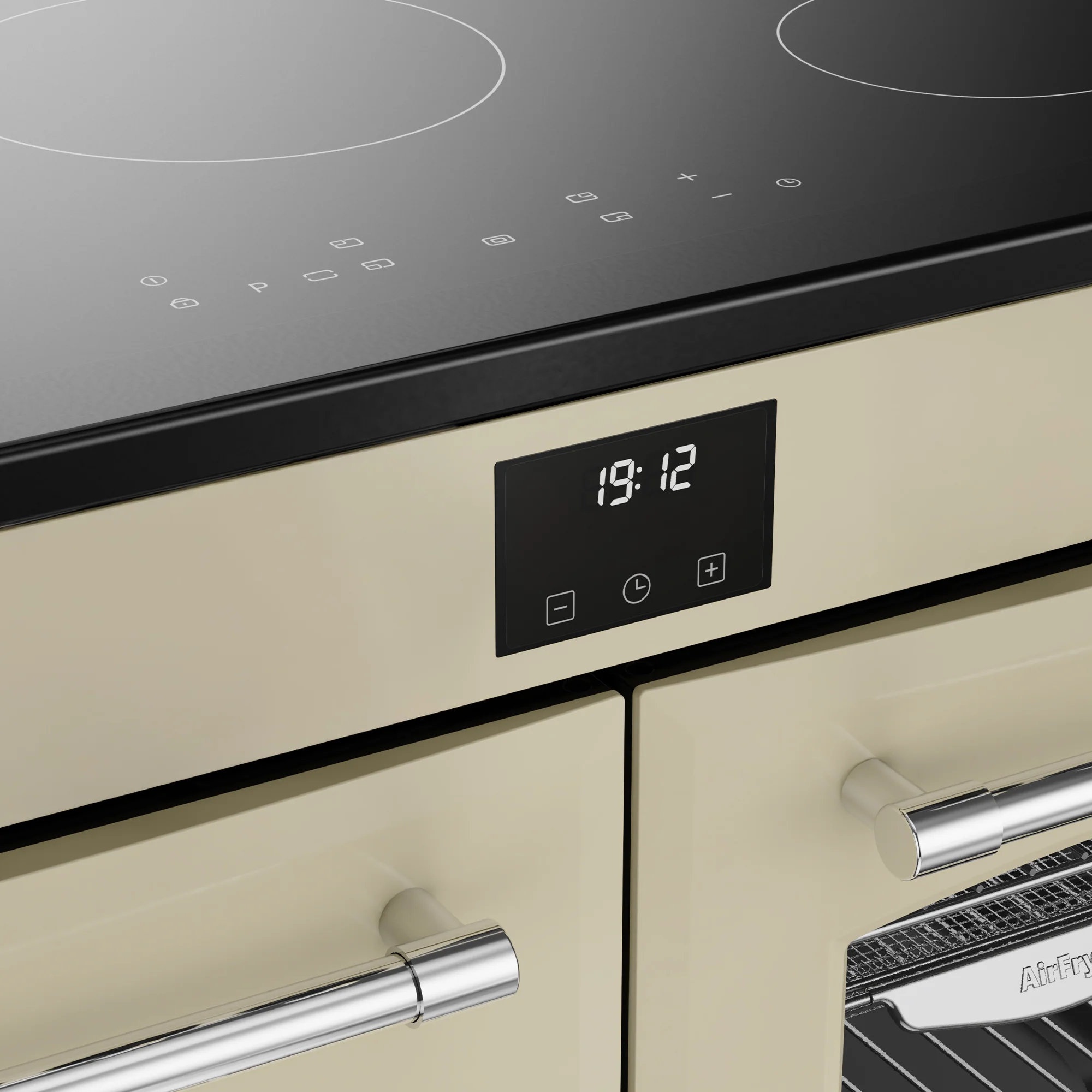 Belling RCA Farmhouse 100Ei 100cm Induction Range Cooker 444411833 Cream - Image 4