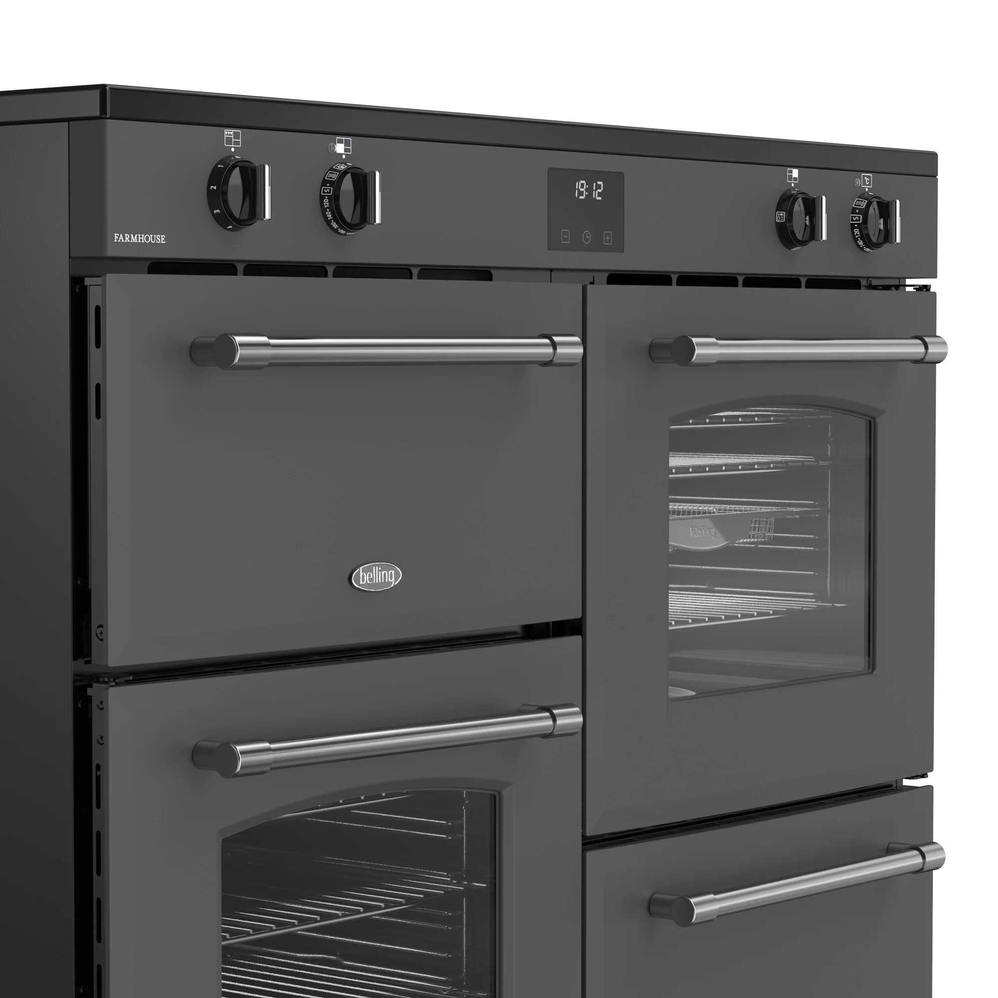 Belling RCA Farmhouse 110Ei 110cm Induction Range Cooker 444411840 Anthracite - Image 3