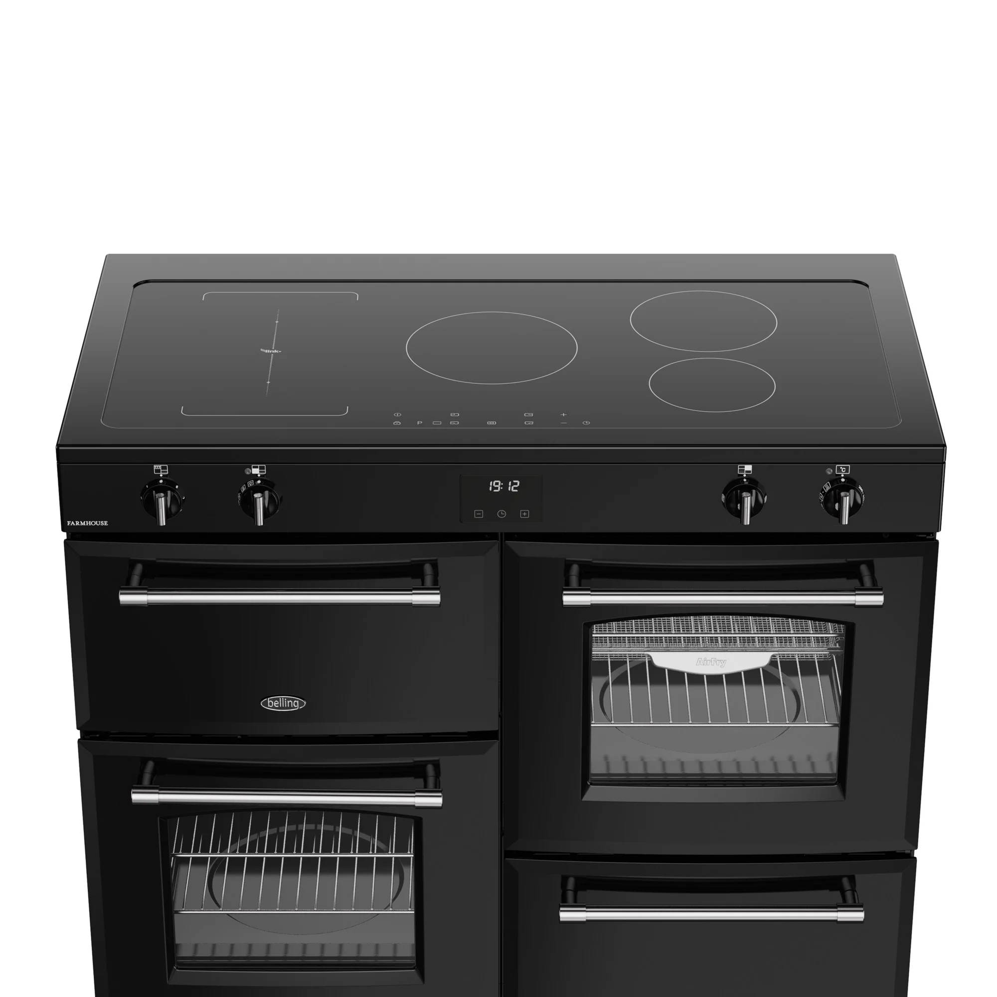 Belling RCA Farmhouse 110Ei 110cm Induction Range Cooker 444411841 Black - Image 4