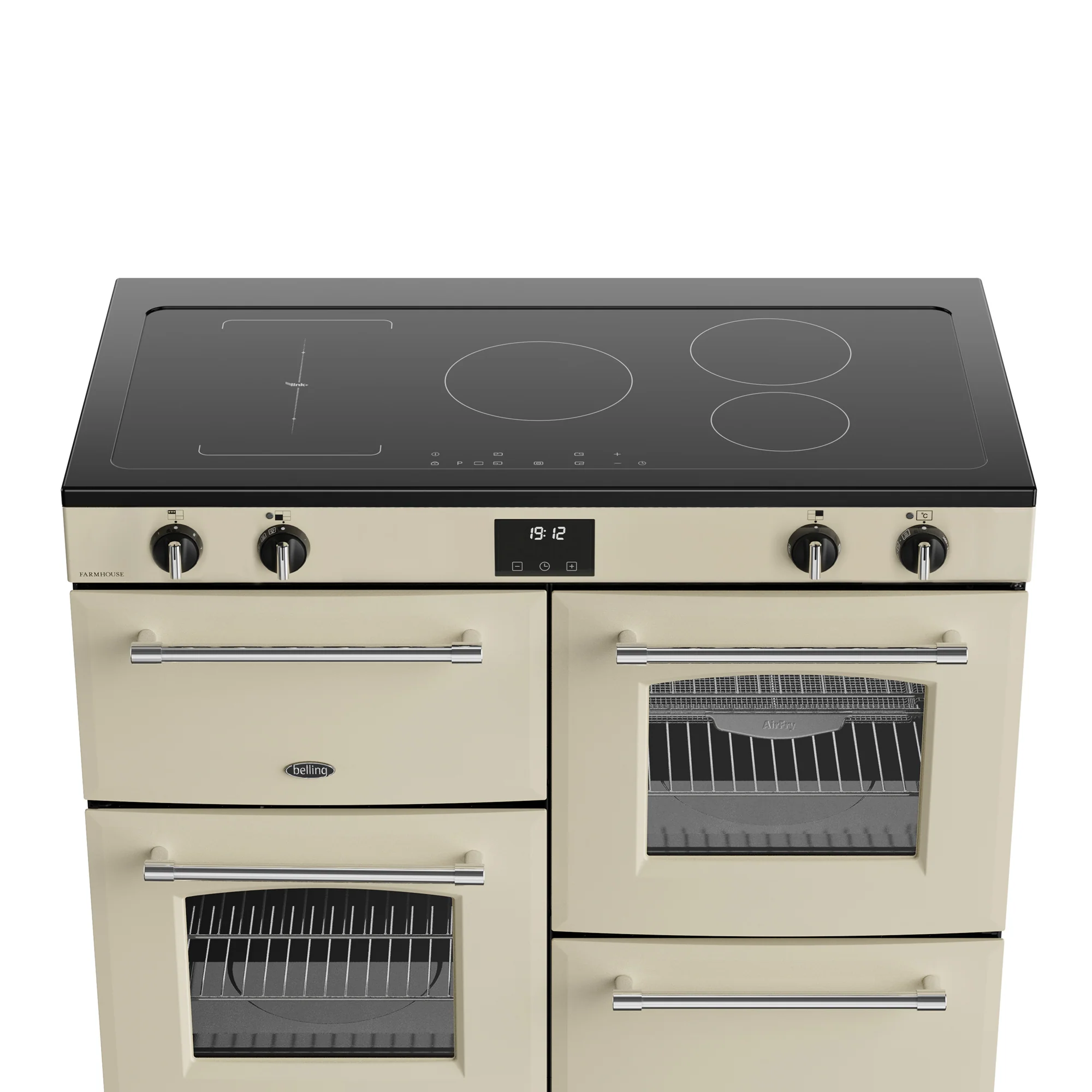 Belling RCA Farmhouse 110Ei 110cm Induction Range Cooker 444411842 Cream - Image 2