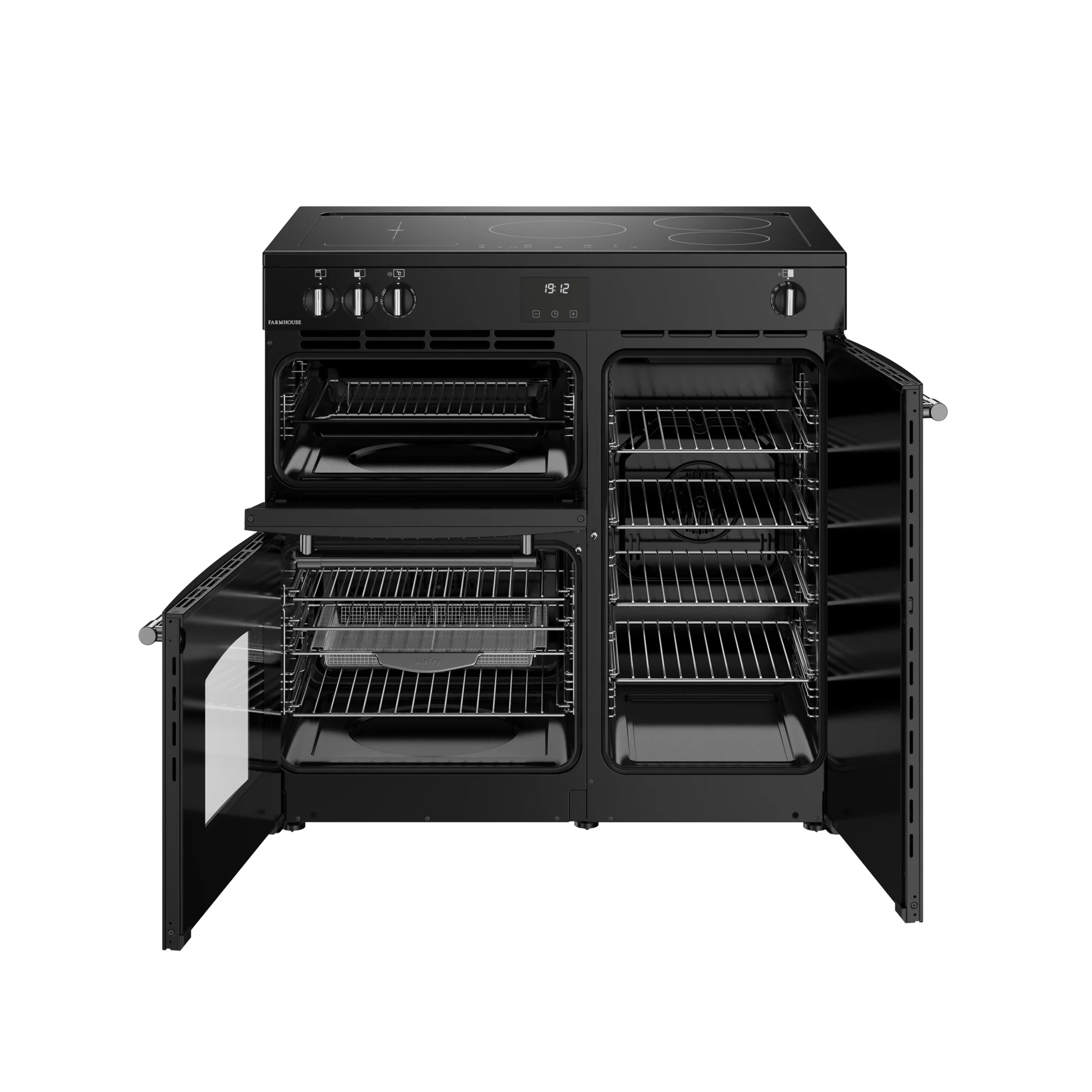 Belling RCA Farmhouse 90Ei 90cm Induction Range Cooker 444411823 Black - Image 8