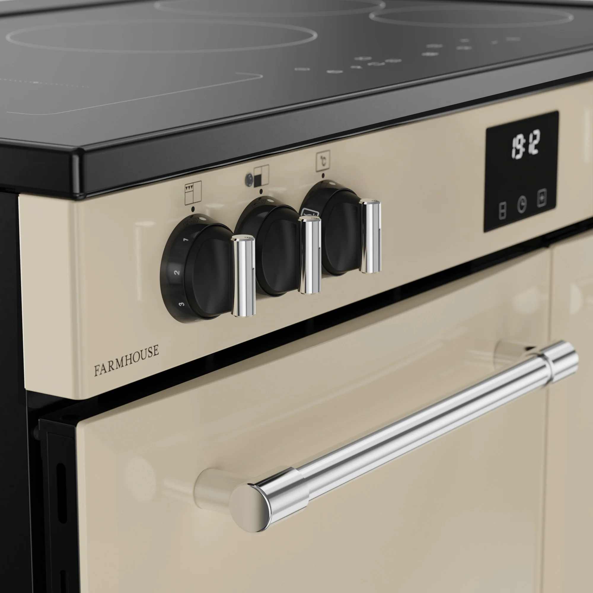 Belling RCA Farmhouse 90Ei 90cm Induction Range Cooker 444411824 Cream - Image 5
