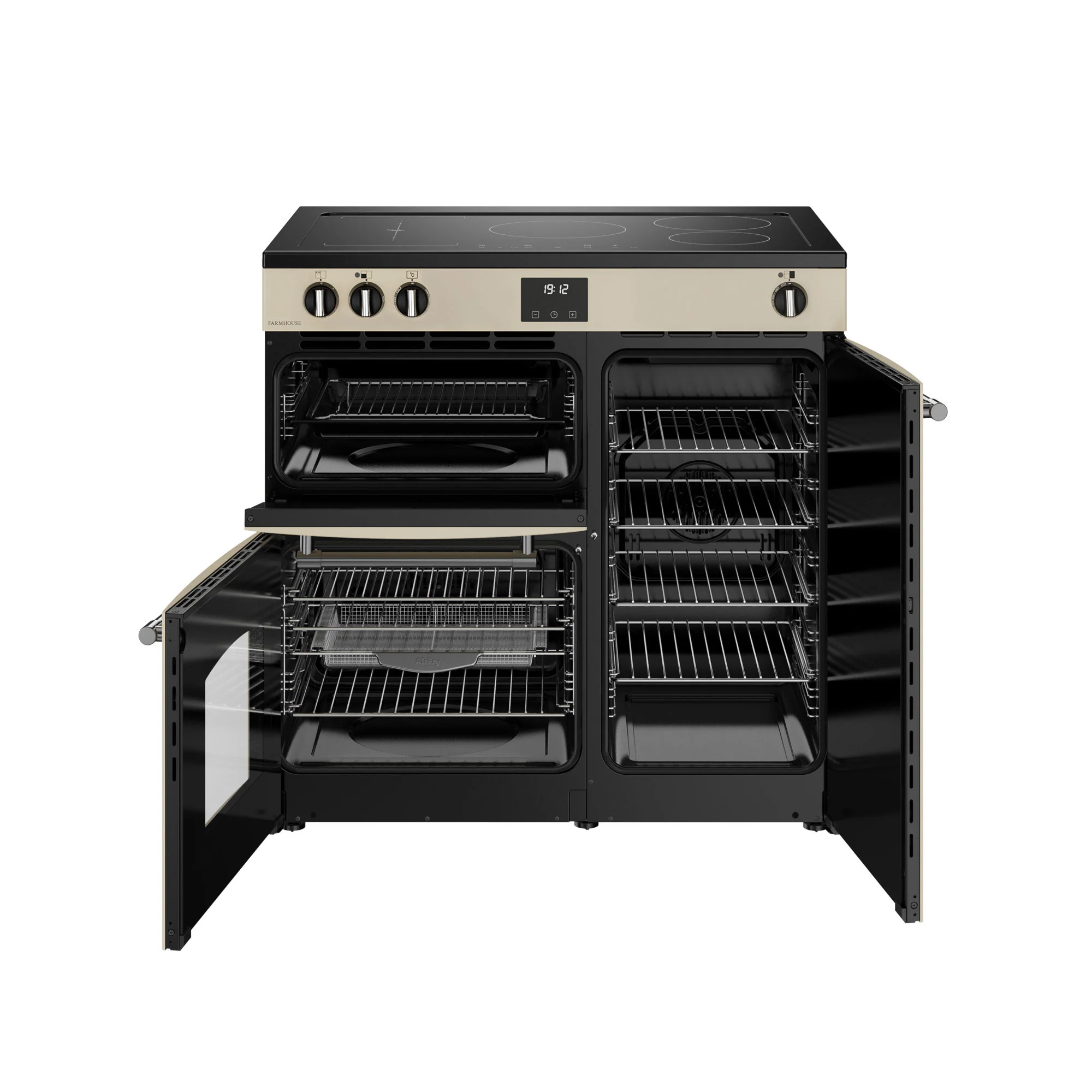 Belling RCA Farmhouse 90Ei 90cm Induction Range Cooker 444411824 Cream - Image 7