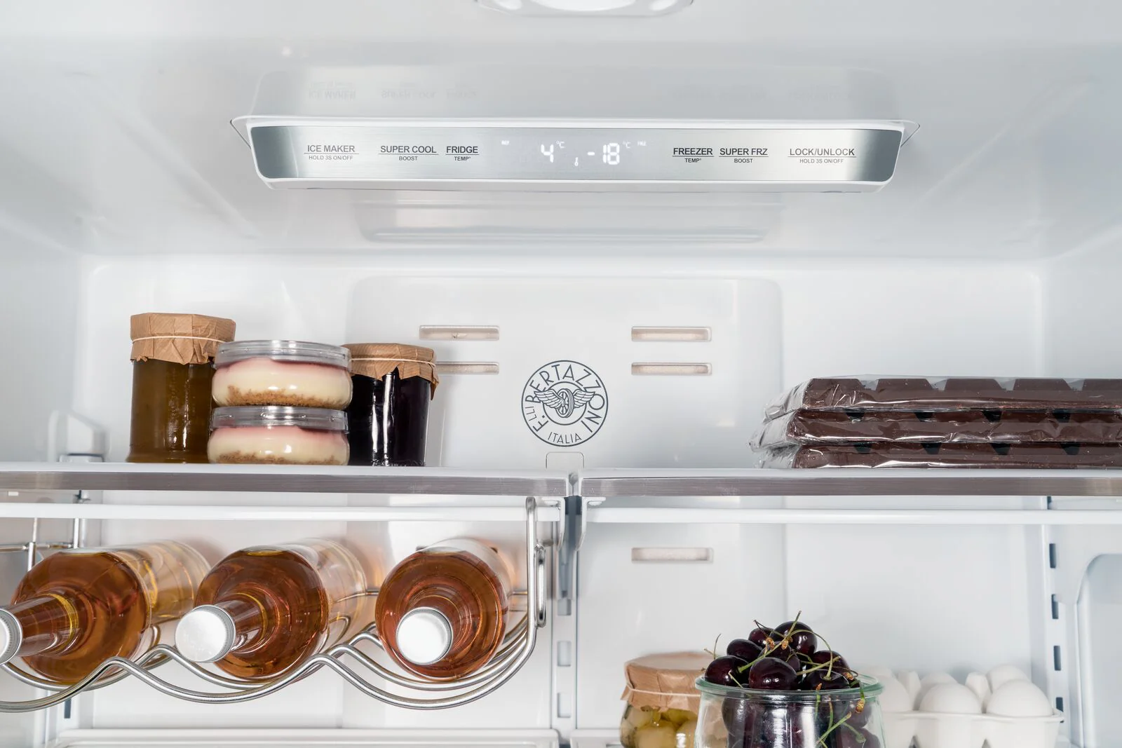 Bertazzoni Heritage Series REF904FFNXTC Stainless Steel American Fridge Freezer - Image 3