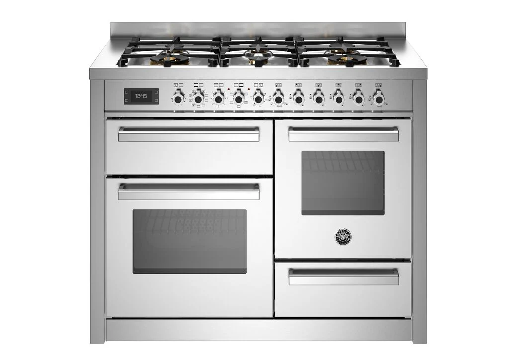 Bertazzoni Professional 100cm Dual Fuel Range Cooker PRO106L3EXT Stainless Steel