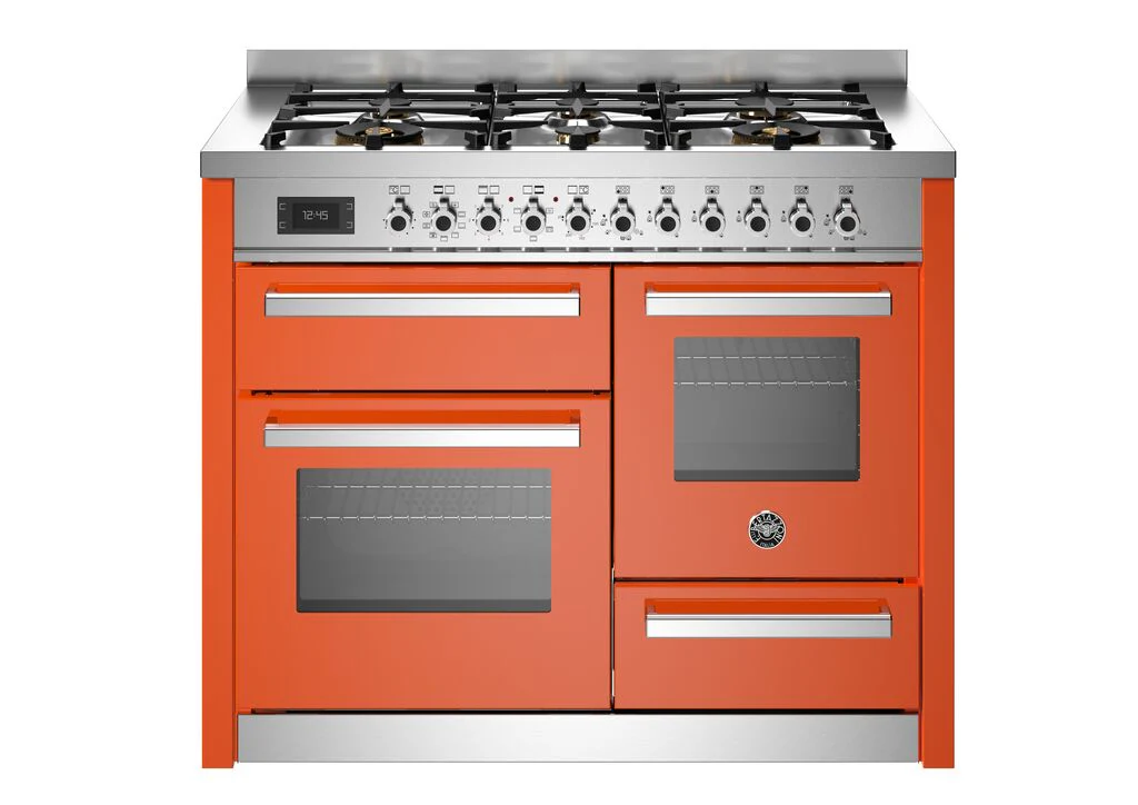 Bertazzoni Professional 110cm Dual Fuel Range Cooker PRO116L3EART Arancio