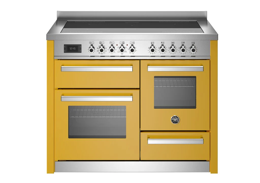 Bertazzoni Professional 110cm Induction Range Cooker PRO115I3EGIT Giallo