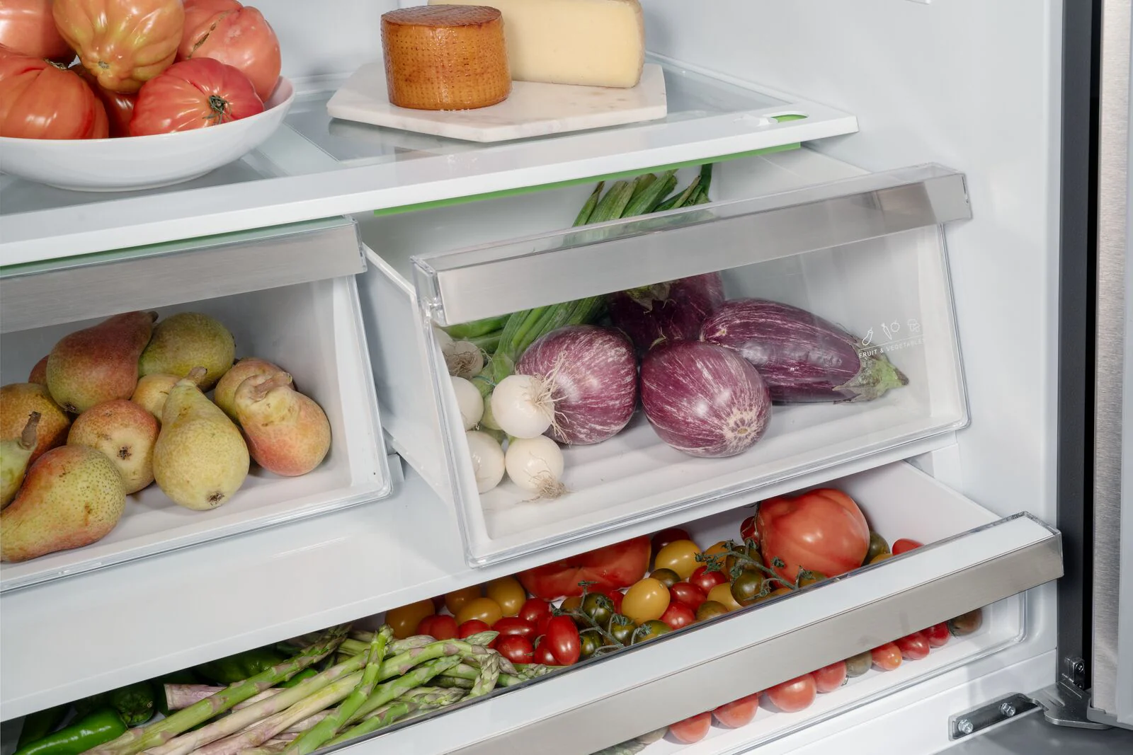 Bertazzoni Professional Series REF904FFNXTC Stainless Steel American Fridge Freezer - Image 8