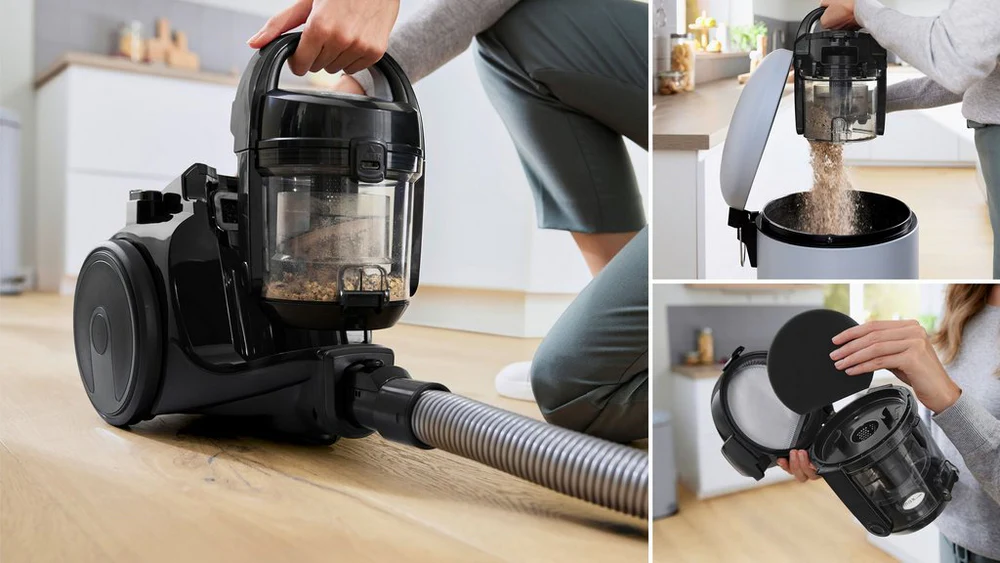 Bosch BGS05BA2GB Bagless Cylinder Vacuum Cleaner - Black - Image 4