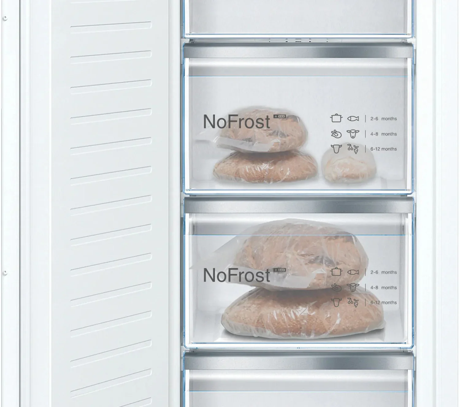 Bosch GIN81VEE0G Series 4 Frost Free Integrated Tall Freezer - Image 3