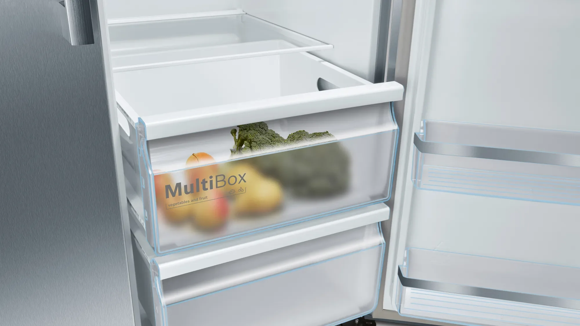 Bosch Series 6 KAD93AIERG Stainless Steel Plumbed American Fridge Freezer - Image 4