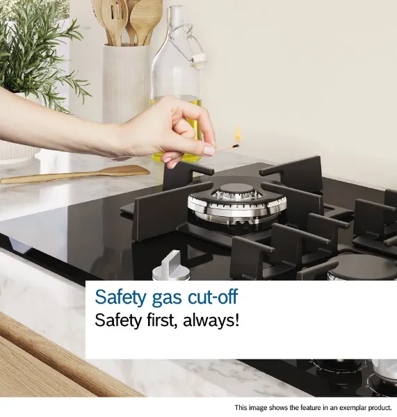 Bosch PBH6B5K60 60cm Gas Hob - Image 5
