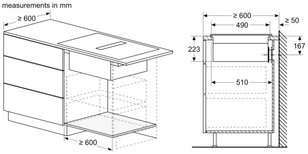 Bosch PVS611B16E Series 4 Vented Hob - Image 5