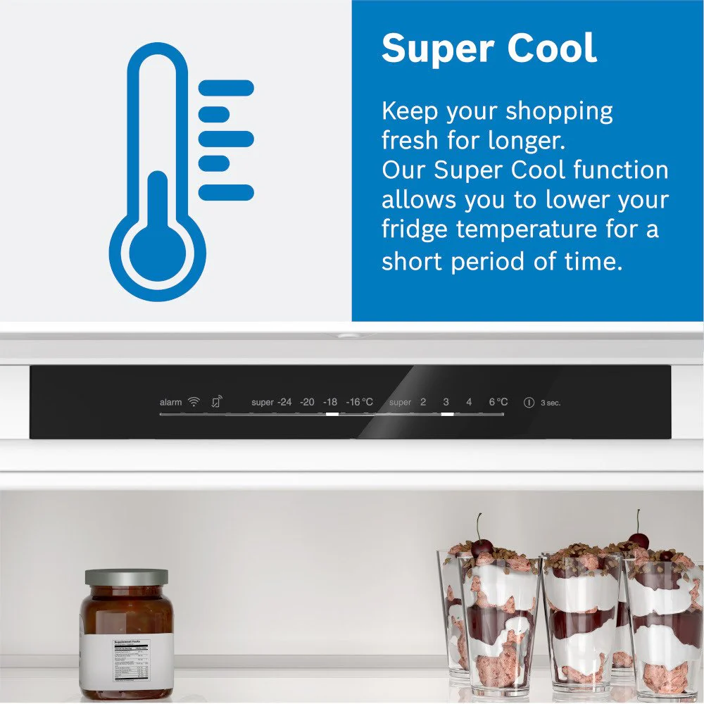 Bosch Series 4 KUR21VFE0G Integrated Under Counter Larder Fridge - Image 6