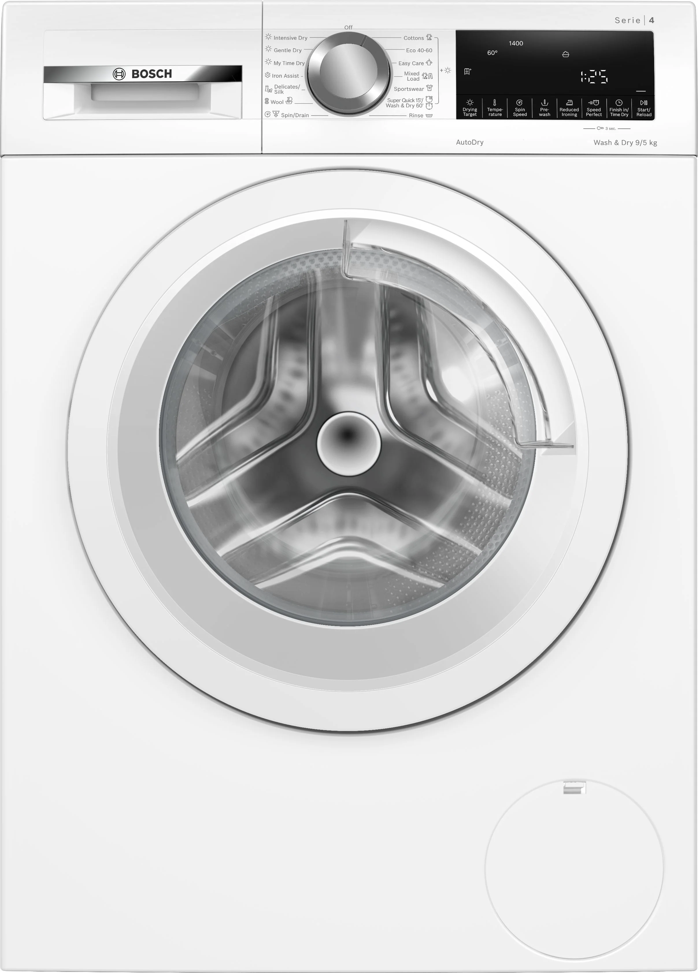 Bosch Series 4 WNA144V9GB 9/5kg 1400rpm Freestanding Washer Dryer
