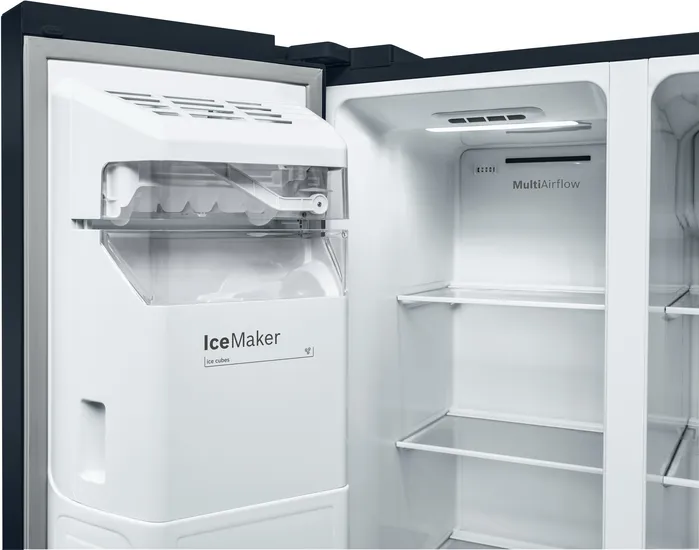 Bosch Series 6 KAD93ABEP Black Plumbed In American Fridge Freezer - Image 5
