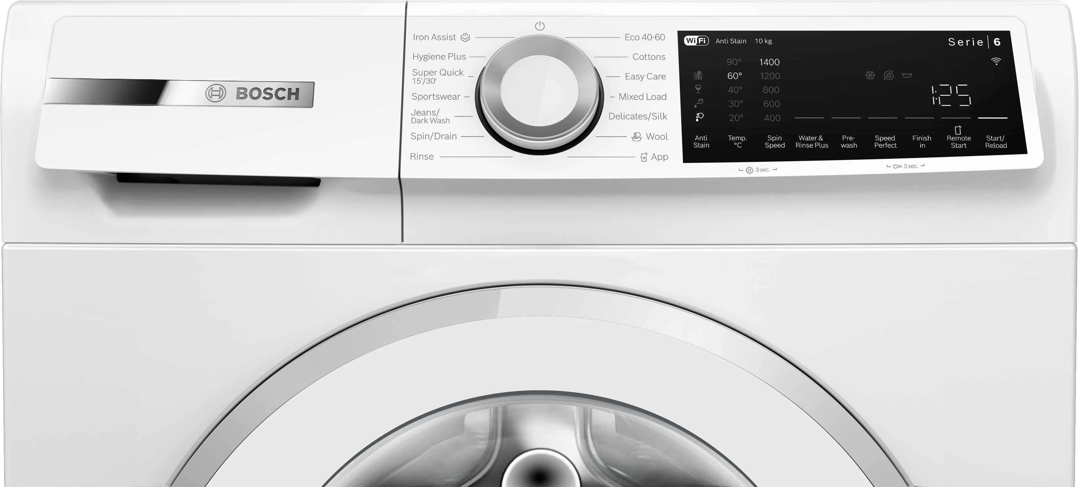 Bosch Series 6 WGJ25400GB 10kg 1400rpm Washing Machine - Image 2