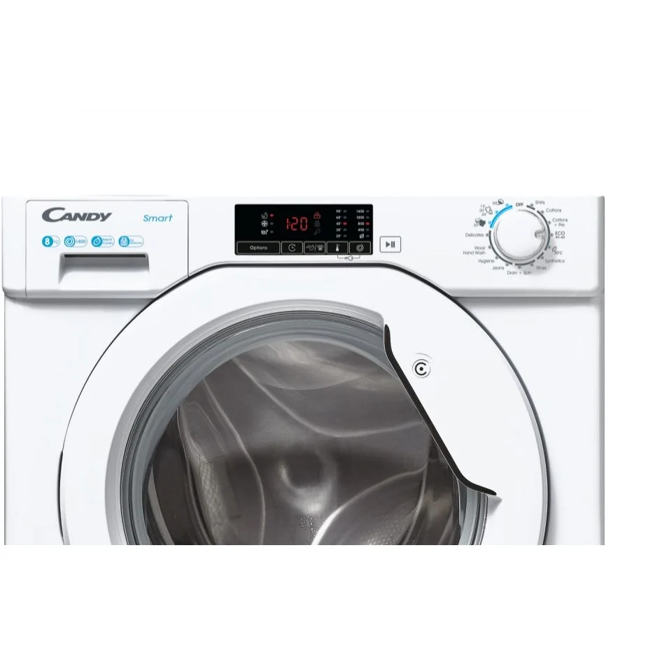 Candy CBW 48D1W4J-80 8kg 1400rpm Integrated Washing Machine - Image 2