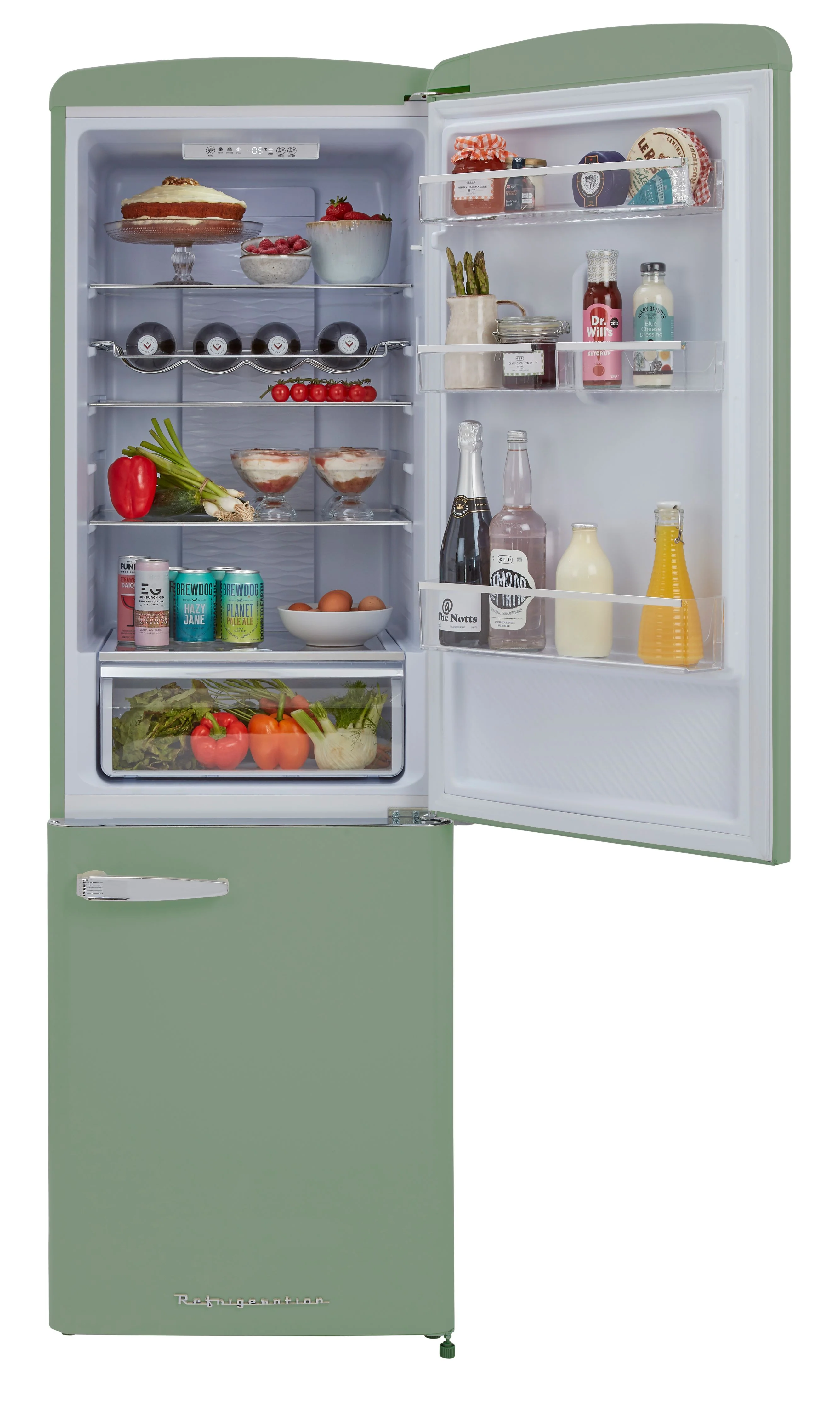 CDA Florence Meadow Retro Fridge Freezer - Image 9