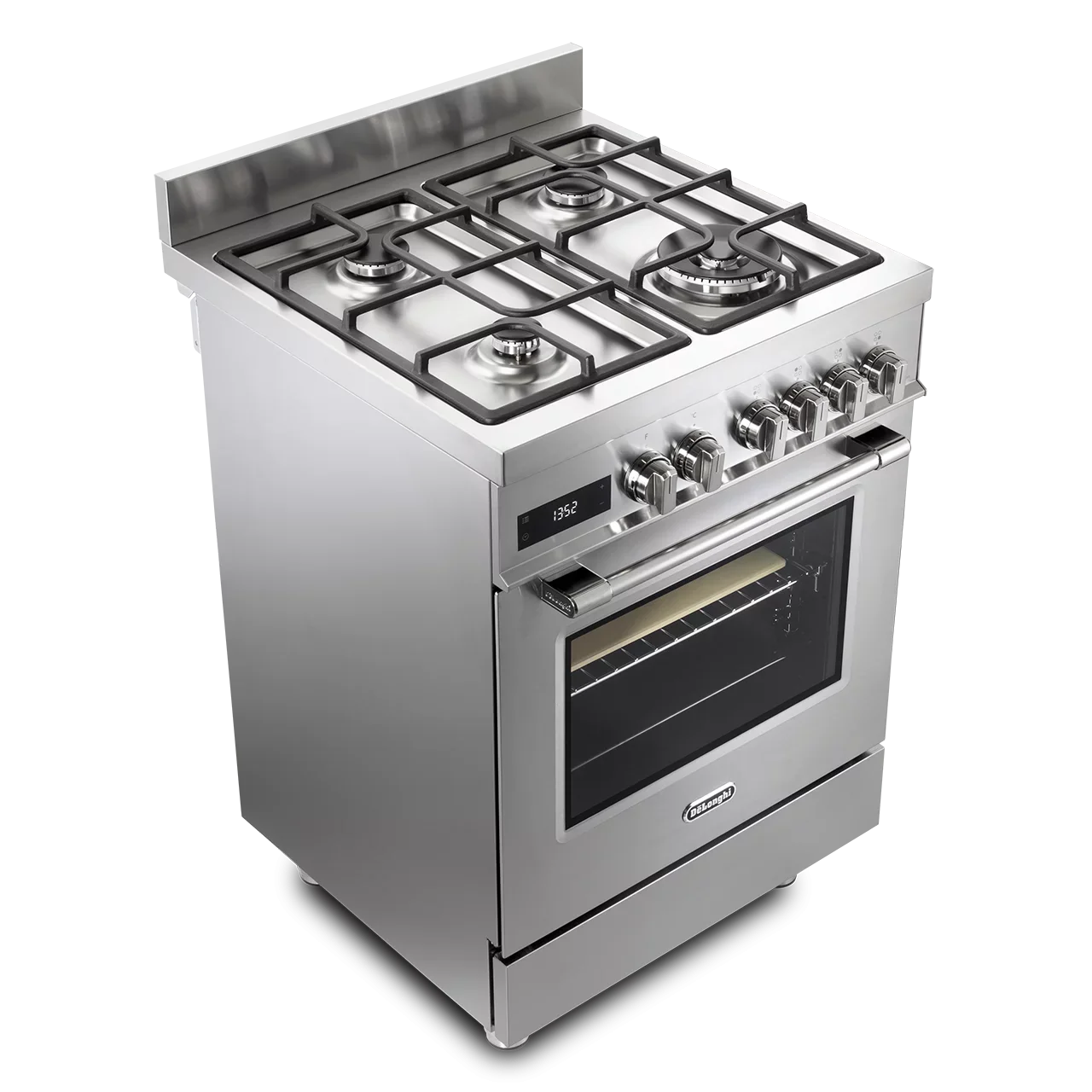 DeLonghi DSC626MF-1 Modern 60cm Stainless Steel Single Cavity Dual Fuel Range-Style Cooker - Image 4