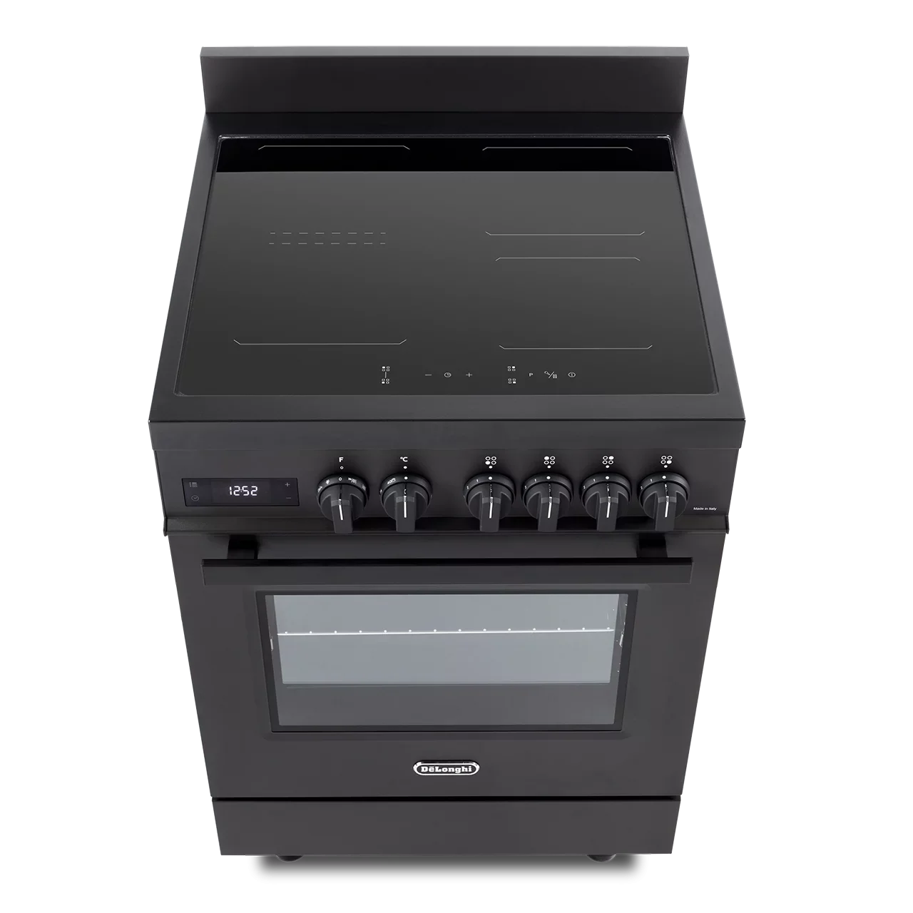 DeLonghi Modern 60cm Single Cavity Induction Range-Style Cooker DSC626IND-1-BL Black - Image 4