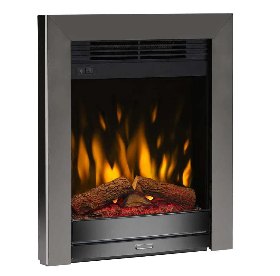 Dimplex Luna Black Nickel Inset Optiflame Electric Fire - Image 5