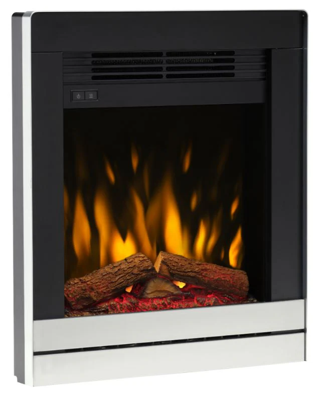 Dimplex Scala 16 Brushed Chrome Optiflame Inset Electric Fire - Image 4