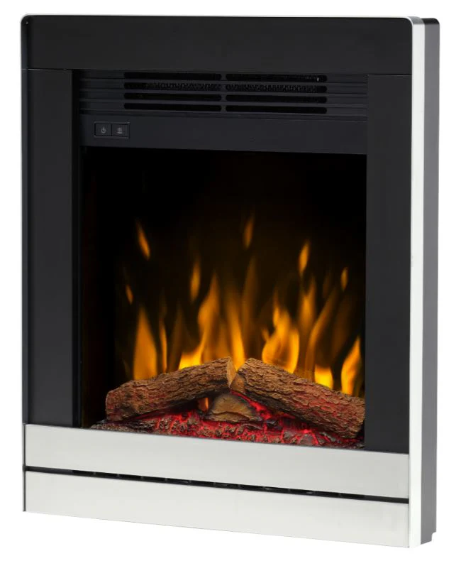 Dimplex Scala 16 Brushed Chrome Optiflame Inset Electric Fire - Image 6