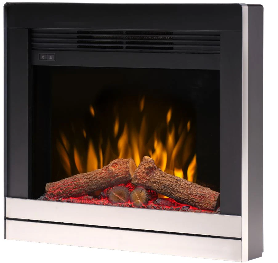 Dimplex Scala 22 Brushed Chrome Optiflame Inset Electric Fire - Image 2