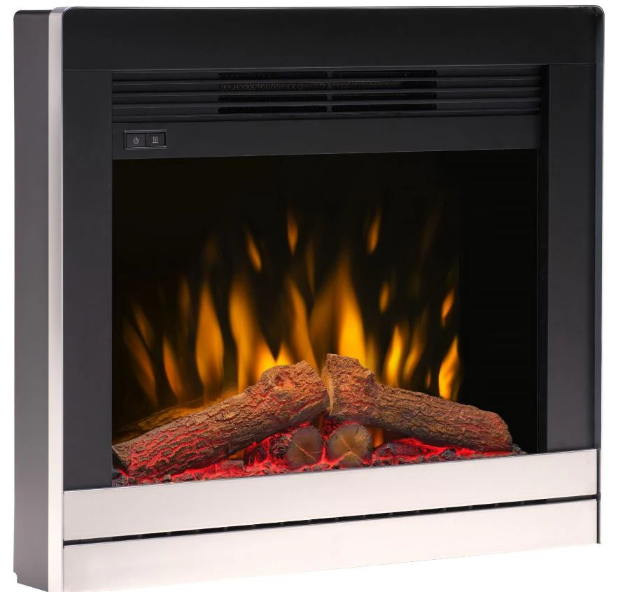 Dimplex Scala 22 Brushed Chrome Optiflame Inset Electric Fire - Image 3