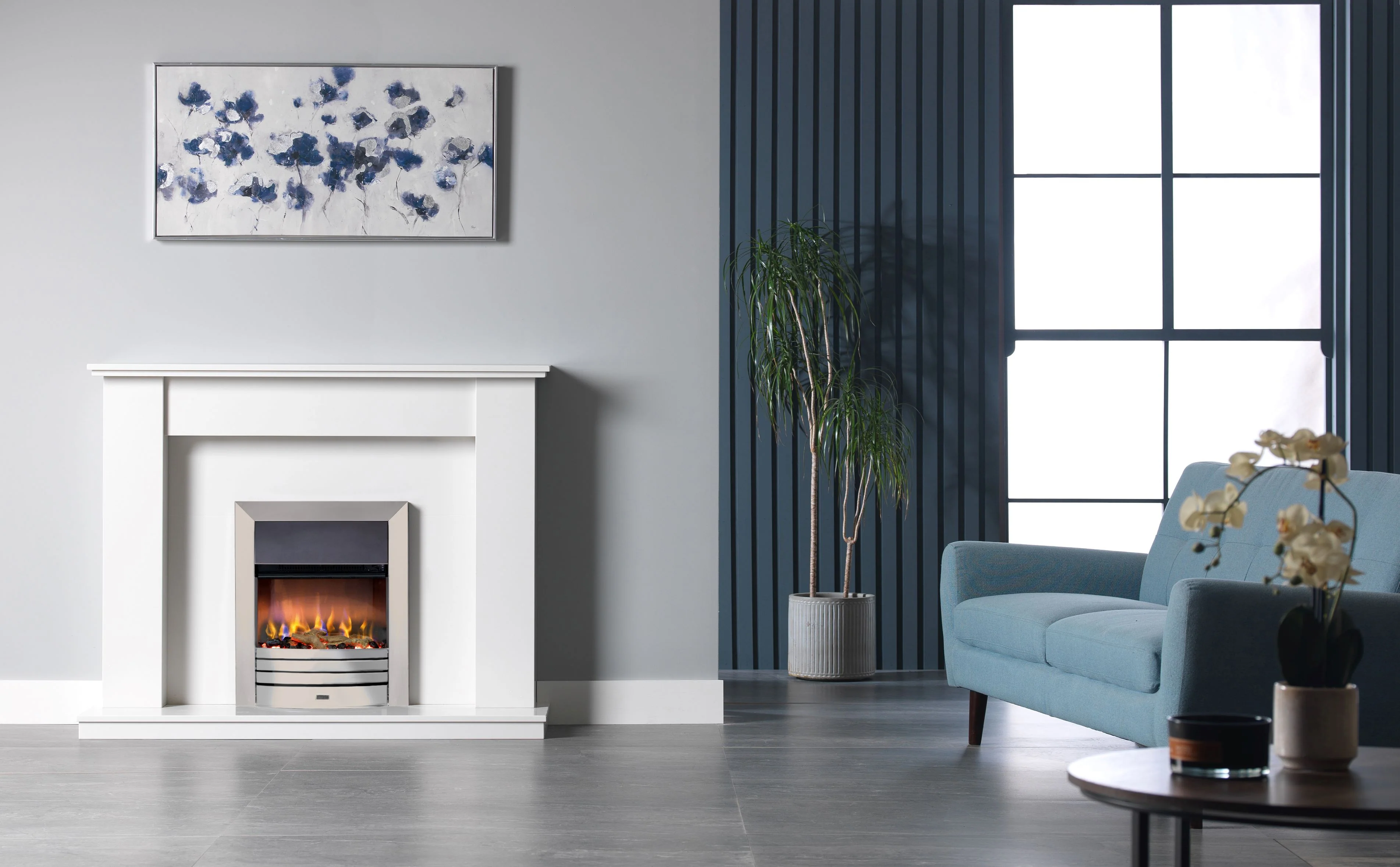 Dimplex TRR20CH Torridon Optiflame3D Electric Inset Fire Chrome - Image 3