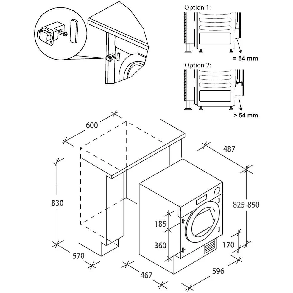 Haier HDB4H7A2TBERX80 7kg Integrated Heat Pump Tumble Dryer - Image 4