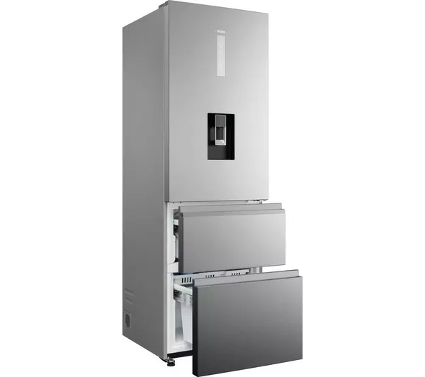 Haier HTW5618DWMG Series 5 Freestanding Fridge Freezer Gentleman Silver - Image 3