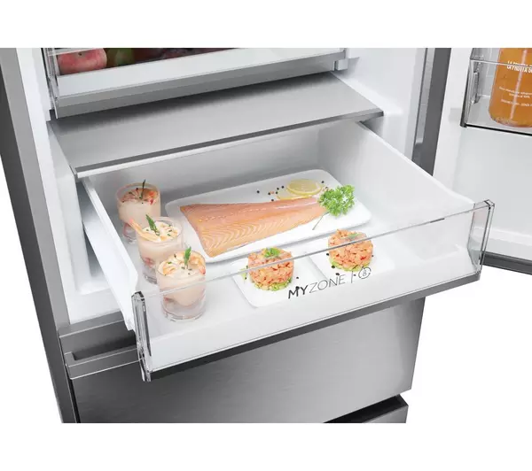 Haier HTW5618DWMG Series 5 Freestanding Fridge Freezer Gentleman Silver - Image 8